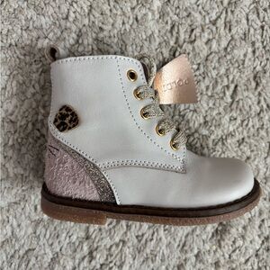 Poldino Leather "Kitty" Lace-Up Boots – Size 4,5